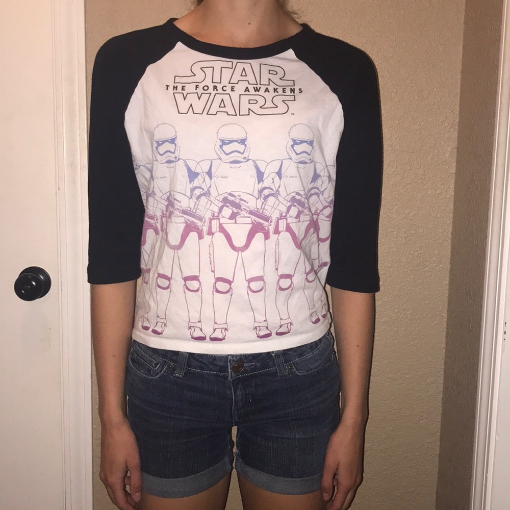 Star Wars: The Force Awakens 3/4 tee